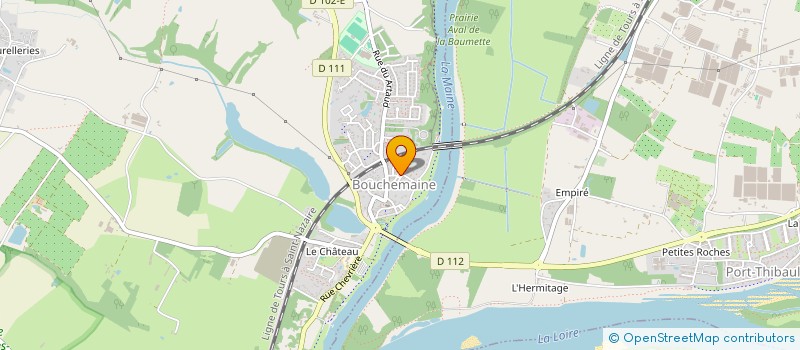 localisation de l'entreprise GROUPEMENT FONCIER AGRICOLE BIDAULT  BOUCHEMAINE