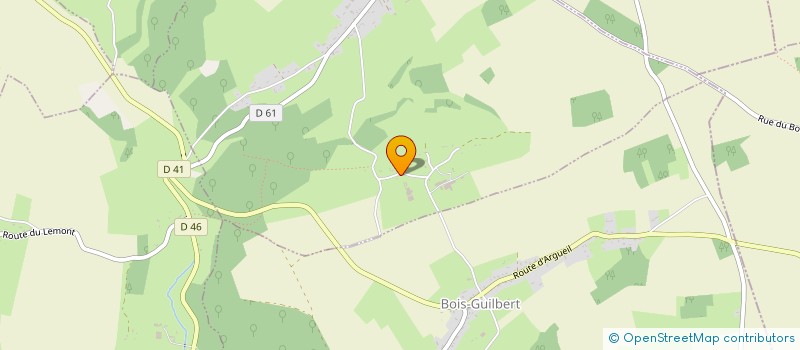 localisation de l'entreprise GROUPEMENT FONCIER AGRICOLE BIO DE LA QUESNE  BOIS-HEROULT