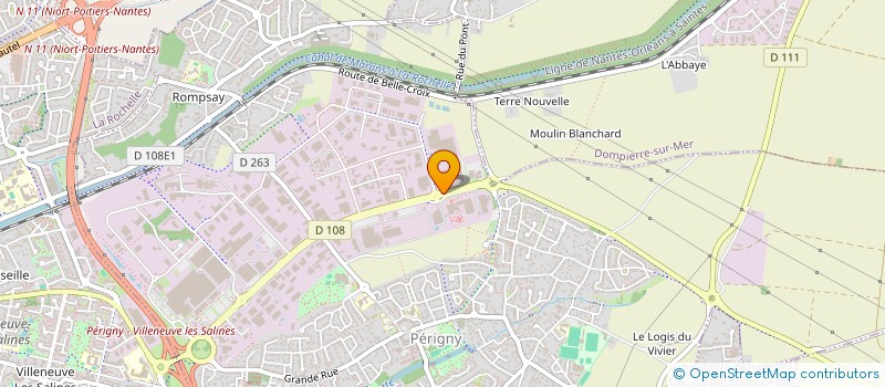 localisation de l'entreprise GROUPEMENT FONCIER AGRICOLE BIOPAYSAGES  PERIGNY