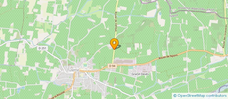 localisation de l'entreprise GROUPEMENT FONCIER AGRICOLE BLANGE  TULETTE