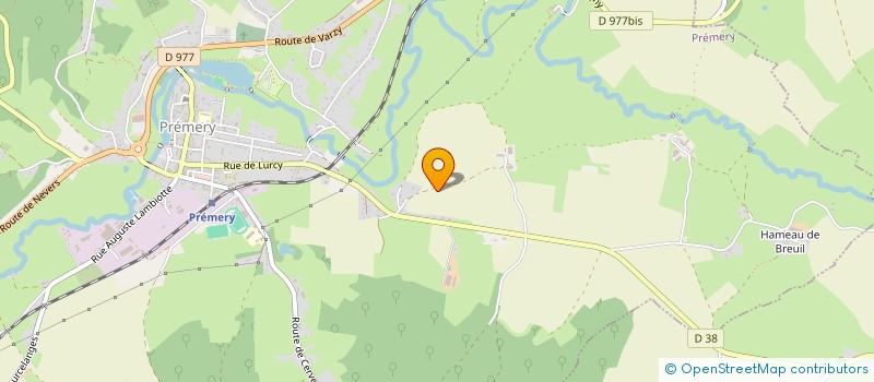 localisation de l'entreprise GROUPEMENT FONCIER AGRICOLE BONDON  PREMERY