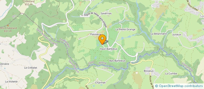 localisation de l'entreprise GROUPEMENT FONCIER AGRICOLE BONJOUR FRERES  CHABANIERE