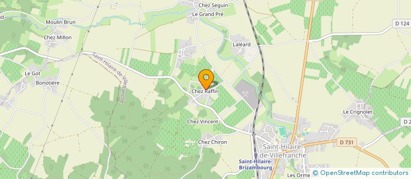 localisation de l'entreprise GROUPEMENT FONCIER AGRICOLE CAILLAULT  AUTHON-EBEON