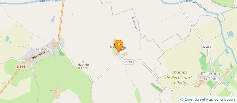 localisation de l'entreprise GROUPEMENT FONCIER AGRICOLE CANTENEUR  ARRACOURT