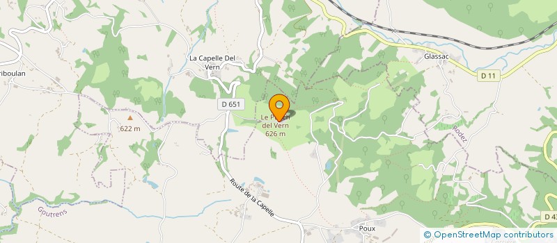 localisation de l'entreprise GROUPEMENT FONCIER AGRICOLE CARL'LEVENT  ESCANDOLIERES