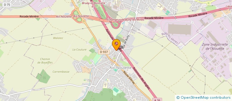 localisation de l'entreprise GROUPEMENT FONCIER AGRICOLE CAROUX  AIX-NOULETTE