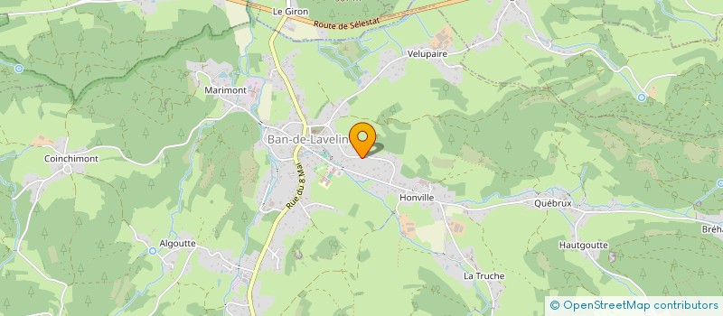 localisation de l'entreprise GROUPEMENT FONCIER AGRICOLE CBJM  BAN-DE-LAVELINE