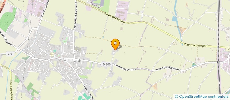 localisation de l'entreprise GROUPEMENT FONCIER AGRICOLE CHAKIB AGRI  MALISSARD