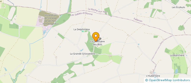 localisation de l'entreprise GROUPEMENT FONCIER AGRICOLE CHANSON à SAINT-CHRISTOPHE-DU-LIGNERON
