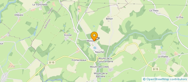 localisation de l'entreprise GROUPEMENT FONCIER AGRICOLE CHANTEPIE à BETETE