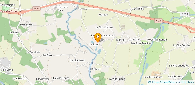 localisation de l'entreprise GROUPEMENT FONCIER AGRICOLE CHANTREL  TAUPONT