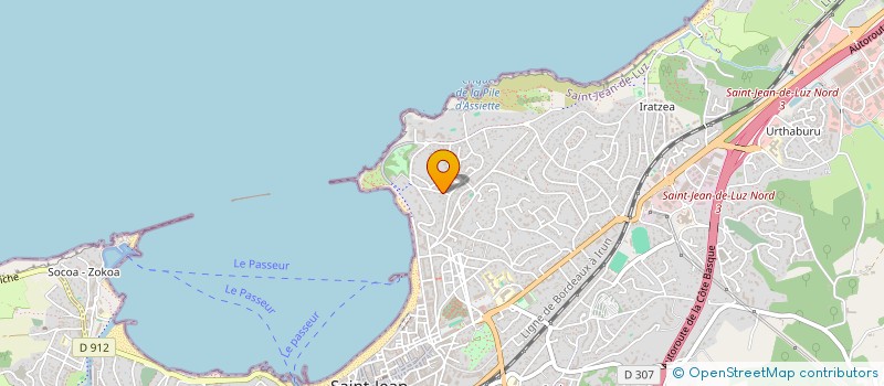 localisation de l'entreprise GROUPEMENT FONCIER AGRICOLE CHATEAU DU MERIN D'OR  SAINT-JEAN-DE-LUZ