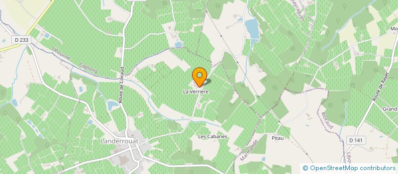 localisation de l'entreprise GROUPEMENT FONCIER AGRICOLE CHATEAU LA VERRIERE  LANDERROUAT