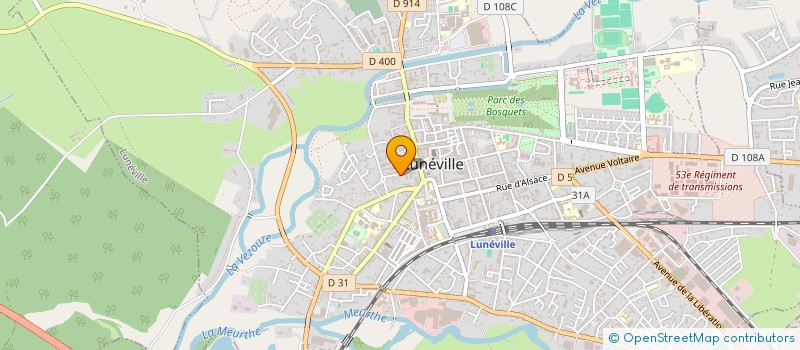 localisation de l'entreprise GROUPEMENT FONCIER AGRICOLE CHAUVAUX-ROMARD  LUNEVILLE