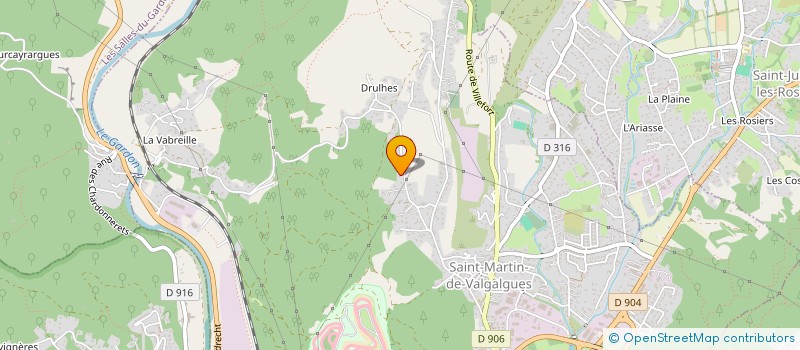 localisation de l'entreprise GROUPEMENT FONCIER AGRICOLE CLOS DE LISE  SAINT-MARTIN-DE-VALGALGUES
