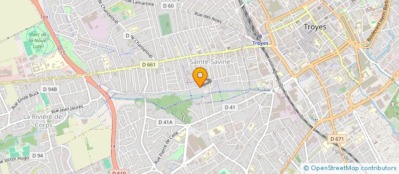 localisation de l'entreprise GROUPEMENT FONCIER AGRICOLE CMJJB  SAINTE-SAVINE