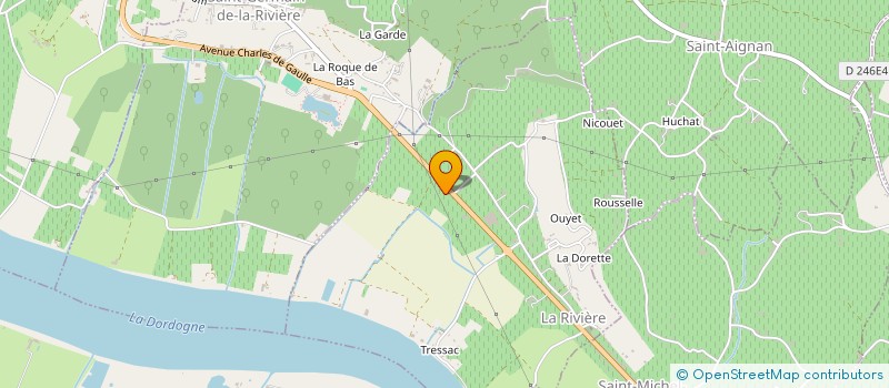 localisation de l'entreprise GROUPEMENT FONCIER AGRICOLE CO.MUN  LA RIVIERE