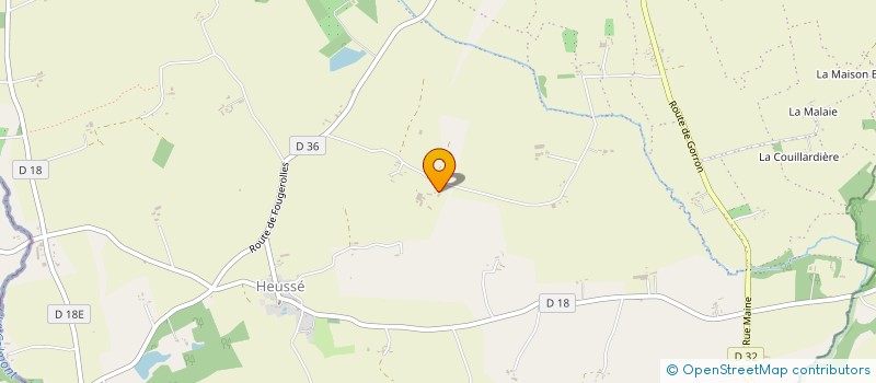 localisation de l'entreprise GROUPEMENT FONCIER AGRICOLE COLIN GUESDON  LE TEILLEUL