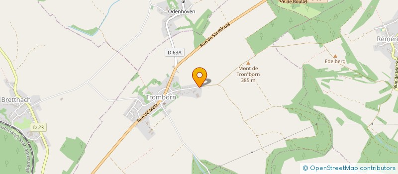 localisation de l'entreprise GROUPEMENT FONCIER AGRICOLE CONTELLY  TROMBORN