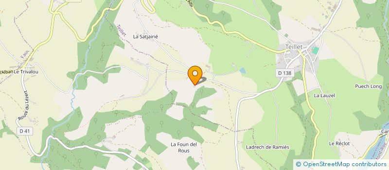 localisation de l'entreprise GROUPEMENT FONCIER AGRICOLE D'ALBY  LAMILLARIE