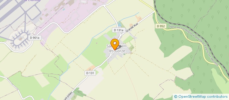 localisation de l'entreprise GROUPEMENT FONCIER AGRICOLE D'HAMONVILLE  THIAUCOURT-REGNIEVILLE