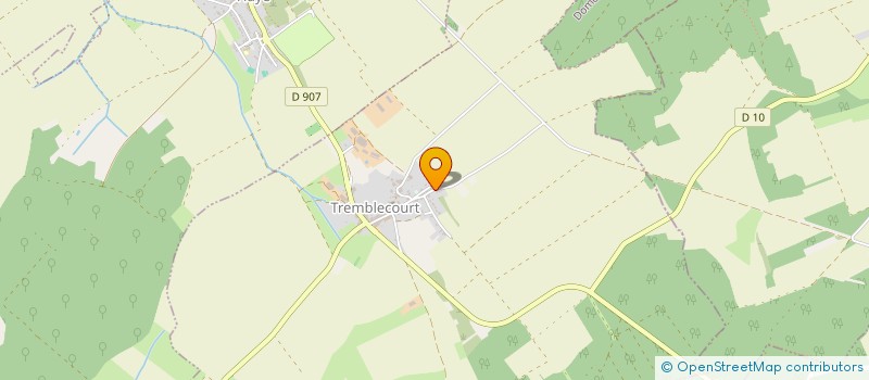 localisation de l'entreprise GROUPEMENT FONCIER AGRICOLE D'HARIBARA  TREMBLECOURT