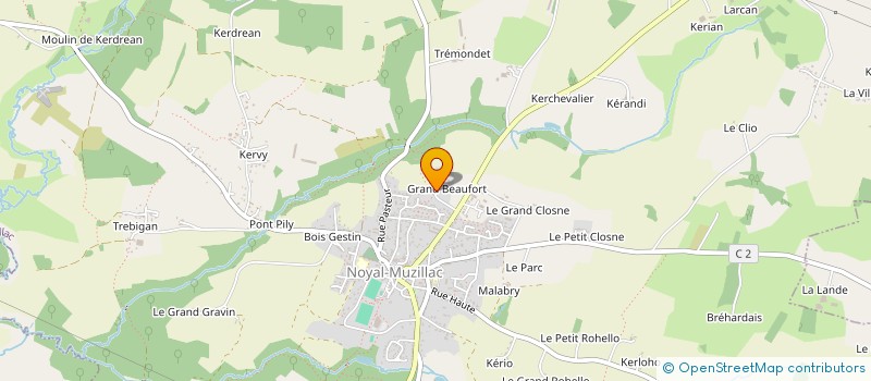 localisation de l'entreprise GROUPEMENT FONCIER AGRICOLE DE BEAUFORT à NOYAL-MUZILLAC