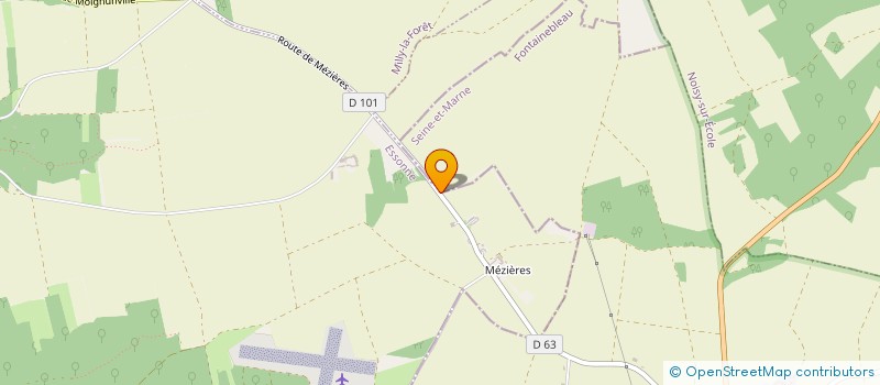 localisation de l'entreprise GROUPEMENT FONCIER AGRICOLE DE BEAUJEU  BUNO-BONNEVAUX