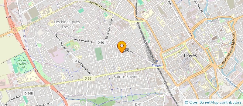 localisation de l'entreprise GROUPEMENT FONCIER AGRICOLE DE BH  SAINTE-SAVINE