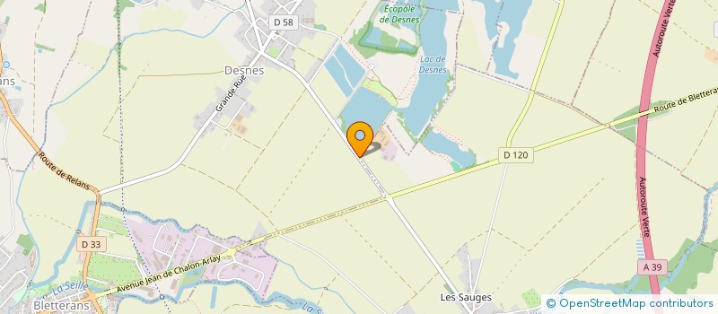 localisation de l'entreprise GROUPEMENT FONCIER AGRICOLE DE BONNIN AGRI IMMO  DESNES