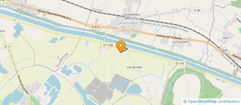 localisation de l'entreprise GROUPEMENT FONCIER AGRICOLE DE BORDE GRANDE  POMMEVIC