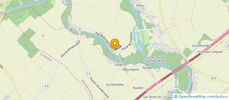 localisation de l'entreprise GROUPEMENT FONCIER AGRICOLE DE BRASSET  HUISSEAU-SUR-MAUVES
