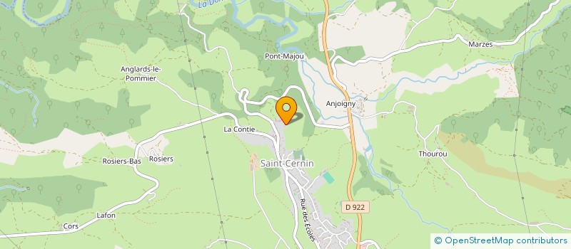localisation de l'entreprise GROUPEMENT FONCIER AGRICOLE DE CAMBOURIEU à SAINT-CERNIN