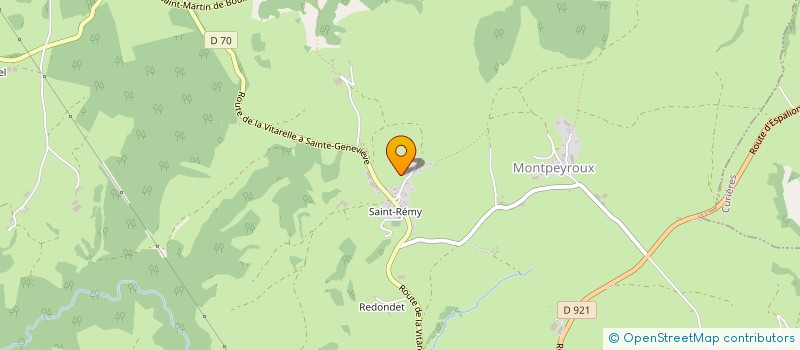 localisation de l'entreprise GROUPEMENT FONCIER AGRICOLE DE CAMEJANE  LAGUIOLE