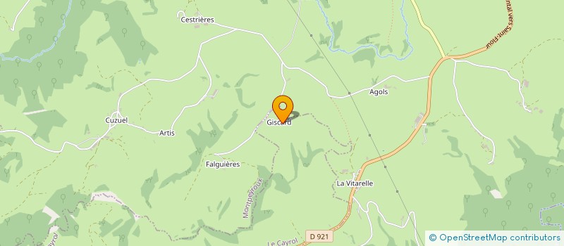 localisation de l'entreprise GROUPEMENT FONCIER AGRICOLE DE CAMIJIONO  LE CAYROL