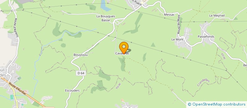 localisation de l'entreprise GROUPEMENT FONCIER AGRICOLE DE CAVANHAC-BAS à CRANDELLES