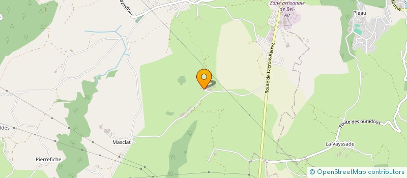 localisation de l'entreprise GROUPEMENT FONCIER AGRICOLE DE CAZORNHES  TAUSSAC