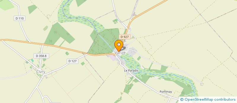 localisation de l'entreprise GROUPEMENT FONCIER AGRICOLE DE CHAMPROMAIN à VARIZE