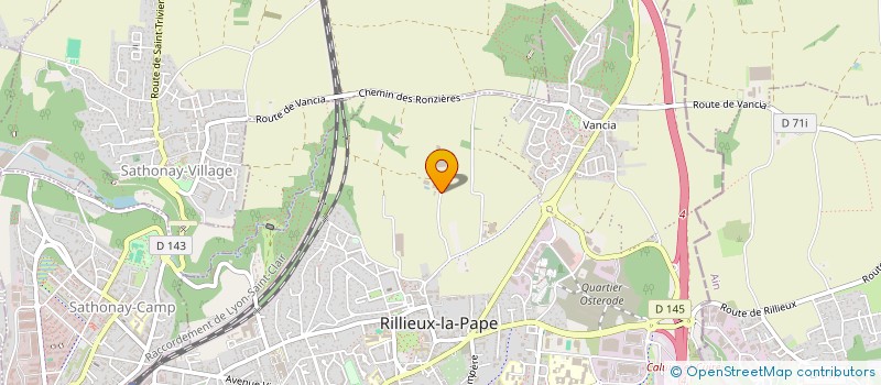 localisation de l'entreprise GROUPEMENT FONCIER AGRICOLE DE CHANTE GRILLET  RILLIEUX-LA-PAPE