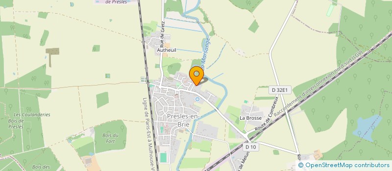 localisation de l'entreprise GROUPEMENT FONCIER AGRICOLE DE  CHAPELLE - MAISONS  PRESLES-EN-BRIE