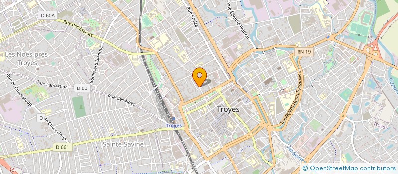 localisation de l'entreprise GROUPEMENT FONCIER AGRICOLE DE CHAVILOUP à TROYES