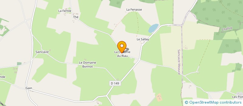 localisation de l'entreprise GROUPEMENT FONCIER AGRICOLE DE CHEVANNES à SAINCAIZE MEAUCE