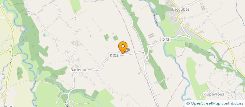 localisation de l'entreprise GROUPEMENT FONCIER AGRICOLE DE CLOS-LAGAHE  BARINQUE