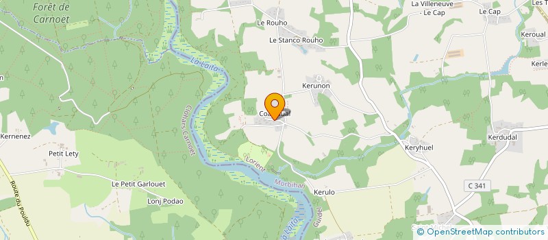 localisation de l'entreprise GROUPEMENT FONCIER AGRICOLE DE COATROUAL  GUIDEL