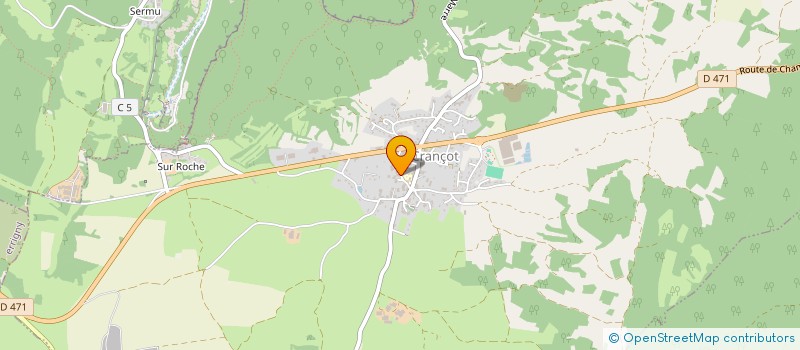 localisation de l'entreprise GROUPEMENT FONCIER AGRICOLE DE COMBE RENAUBAUD  HAUTEROCHE