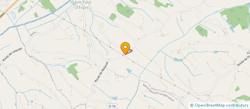 localisation de l'entreprise GROUPEMENT FONCIER AGRICOLE DE COURRIER HAUT  SAINT-PAUL-D'ESPIS