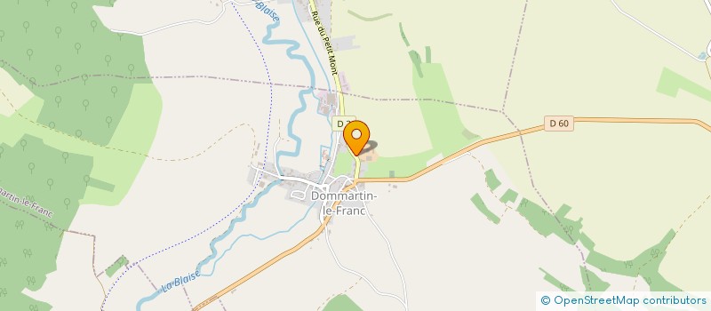 localisation de l'entreprise GROUPEMENT FONCIER AGRICOLE DE CURMONT à DOMMARTIN-LE-FRANC