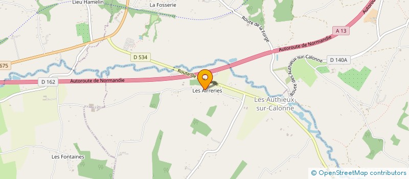 localisation de l'entreprise GROUPEMENT FONCIER AGRICOLE DE DE LA CALONNE  SAINT-JULIEN-SUR-CALONNE