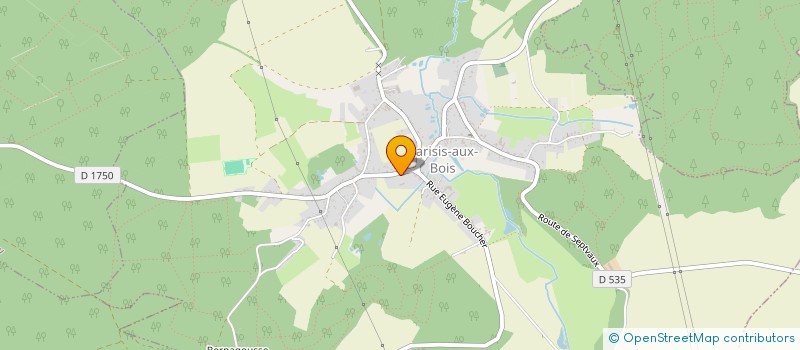 localisation de l'entreprise GROUPEMENT FONCIER AGRICOLE DE DES BLANCS MONTS  BARISIS-AUX-BOIS