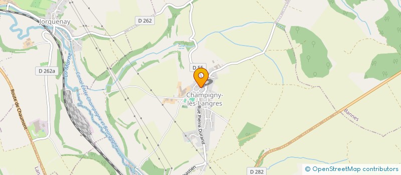 localisation de l'entreprise GROUPEMENT FONCIER AGRICOLE DE DESSIX à CHAMPIGNY-LES-LANGRES